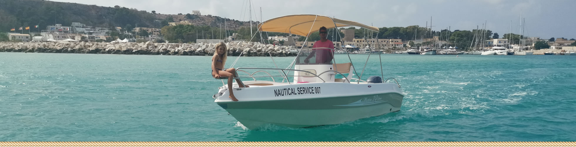 San Vito Lo Capo motorboat rental